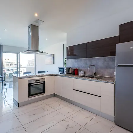 Impressive View 2br Flat In St Julian's Bay By Arco Collection Apartment