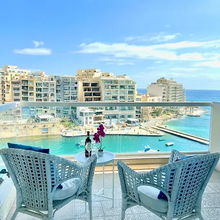 Impressive View 2br Flat In St Julian's Bay By Arcobnb Apartment Saint Julian's