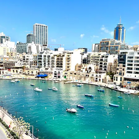 Impressive View 2br Flat In St Julian's Bay By Arcobnb