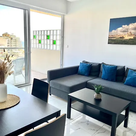 Impressive View 2br Flat In St Julian's Bay By Arcobnb