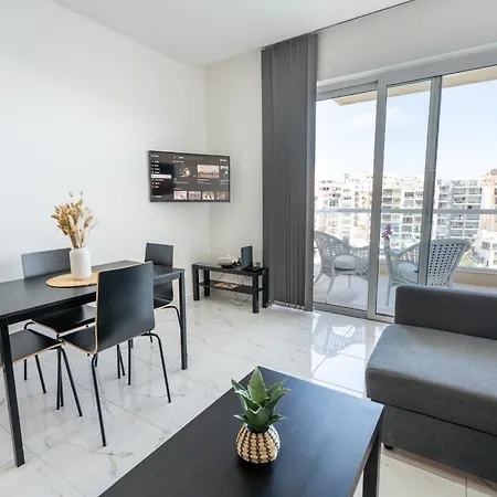 Impressive View 2br Flat In St Julian's Bay By Arco Collection Daire *