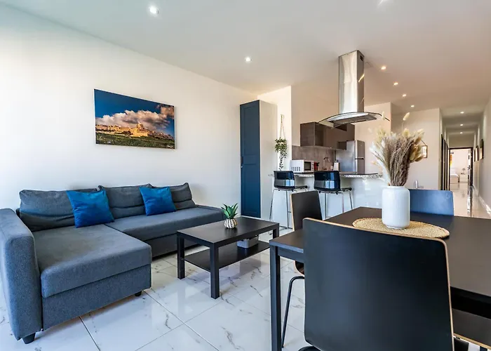 Impressive View 2br Flat In St Julian's Bay By Arco Collection * Saint Julian's