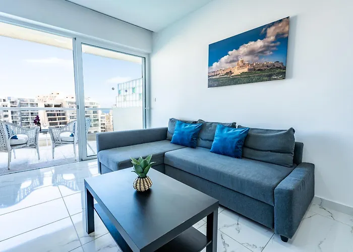 Impressive View 2br Flat In St Julian's Bay By Arco Collection