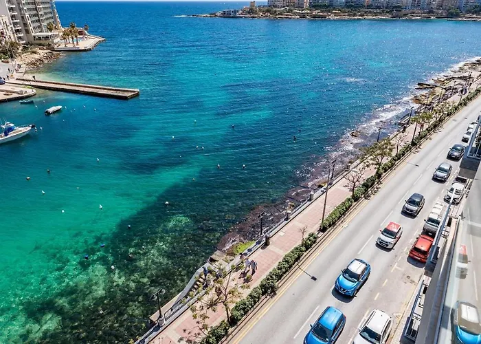 Impressive View 2br Flat In St Julian's Bay By Arco Collection Saint Julian's